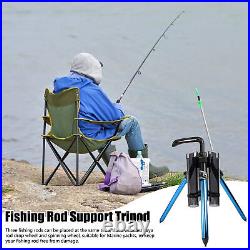 Tripod Fishing Rod Holders Aluminum Alloy Fishing Rod Tripod Floor