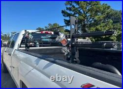 Truck Bed Fishing Rod Holder Aluminum Black RB200