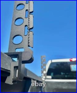 Truck Bed Fishing Rod Holder Aluminum Black RB200