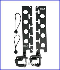 Truck Bed Fishing Rod Holder Aluminum Black RB200