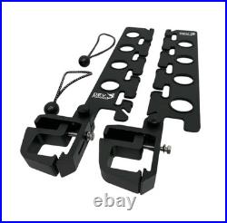 Truck Bed Fishing Rod Holder Aluminum Black RB200