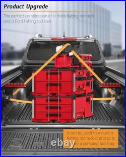 Truck Bed Fishing Rod Holder for Ford F150 F250 F350 F450 2015-2025