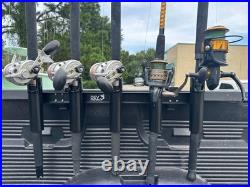 Truck Bed Rail 5 Pole Rod Trasport Travel Holder Rack Dev Fishing RB 150