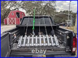 Truck Bed/Wall Mount Fishing Rod Rack Adjustable Angle Rod & Reel Holder Storage