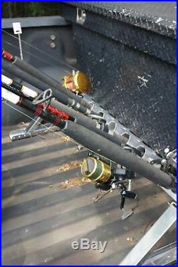 Truck Fishing Rod Holder Rack Storage for 10 Units Aluminum/Stainless