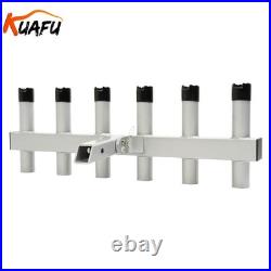 Truck Hitch Mount Fishing Rod Holder 6 Tube For 2 Receiver Rod Rack