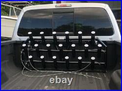 Truck rod holder. Removable & locking rod rack 19- Nautic Concepts