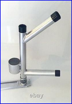 Twin Fixed Dispy Rod Holder Tree with CUP HOLDER. Aluminum Fishing Rod Holders