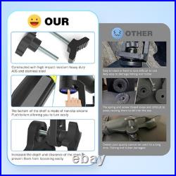 Upgraded Fishing Rod Holder with Button-Lock 360° Dual Rotation, Universal Silico