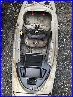 Used LL Bean Manatee Fishing Kayak With Fishing Rod Holder And Front table