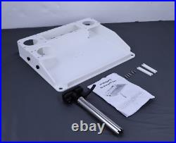 Utility Boat Table withRod Holder Mount Portable Boat Caddy Organizer Marine Table
