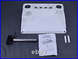 Utility Boat Table withRod Holder Mount Portable Boat Caddy Organizer Marine Table