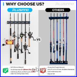 V6 Vertical Fishing Rod Holders Support Heavy Rod Combos