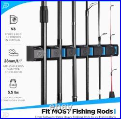 V6 Vertical Fishing Rod Holders Support Heavy Rod Combos