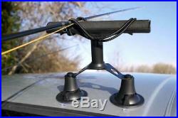 VACRAC Quad Rack Vacuum Rod Rack Fishing Rod Car Holder Holds 4 Rods