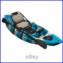Vanhunks 9' Manatee Deluxe Fishing Kayak + Paddle and Swivel Fishing Rod Holder