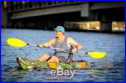 Vanhunks Manatee 90 Deluxe Fishing Kayak (inc. Seat, paddle, swivel rod holder)