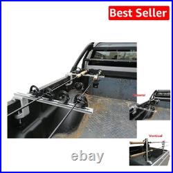 Versatile Clamp-On Fishing Rod Holder for Truck & Boat Holds 4 Rods Securely