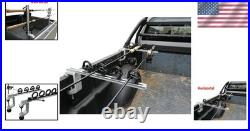 Versatile Clamp-On Fishing Rod Holder for Truck & Boat Holds 4 Rods Securely