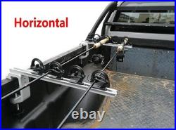 Versatile Clamp-On Fishing Rod Holder for Truck & Boat Holds 4 Rods Securely