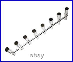 Vertical Wall-Mounted SST316 Fishing Rod Holder for Marine Boat Yacht RV Camper