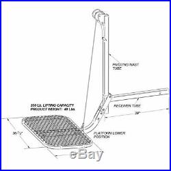 Viking SwiveLift Hitch Mounted Truck Bed Lift Platform 300lb Capacity