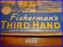 Vintage 1958 Colorado Rod Holder Co Fisherman's Third Hand Surf Salmon Fishing