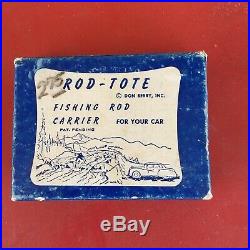 Vintage Auto Accessory Fishing Pole Holders Rod Tote 1930s 1940s 1950s
