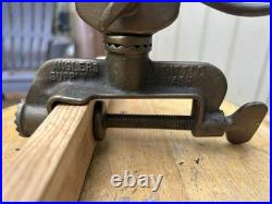 Vintage Minser Anglers Supply Bronze Rod Holder