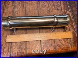 Vintage Old Polished Bronze Fishing Rod Holder 10 1/4