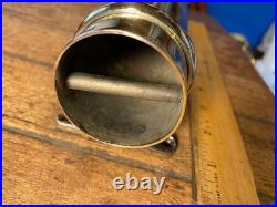 Vintage Old Polished Bronze Fishing Rod Holder 10 1/4