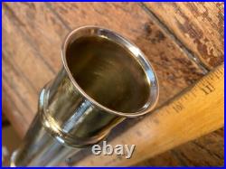 Vintage Old Polished Bronze Fishing Rod Holder 10 1/4