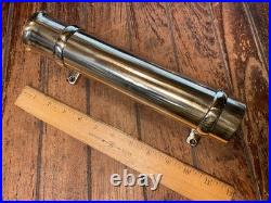 Vintage Old Polished Bronze Fishing Rod Holder 10 1/4