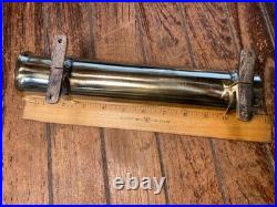 Vintage Old Polished Bronze Fishing Rod Holder 10 1/4