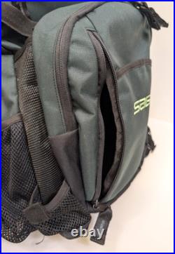 Vintage Sage Green Fly Fishing Pack Backpack Rod Holder Vintage Sage Green Fly Fishing Pack Backpack Rod Holder