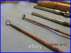 Vintage Whitneys Colorado Special 9 bamboo 3/2 fly rod with tip holder & cloth