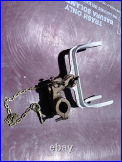 Vintage brass boat fishing rod holder Sur Ketch
