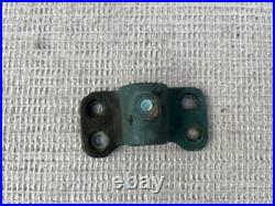 Vintage bronze fishing rod holder with side mount