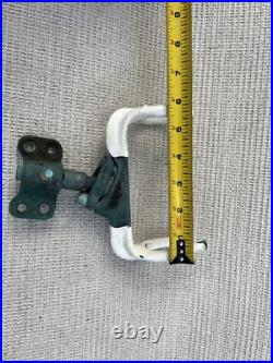Vintage bronze fishing rod holder with side mount