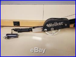 Walker 12V Electric Downrigger Dual Rod Holders with Rigid Deck Mount