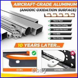 Weather-Resistant Aluminum Fishing Rod Holder Wall/Ceiling Mount Up to 20 Rods