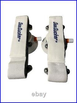 White Horizontal Rod Holder SeaSucker