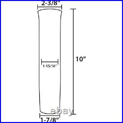 White Water 53303AL-6PK Marine Aluminum Weld On Rod Holder 10 for Fishing, new